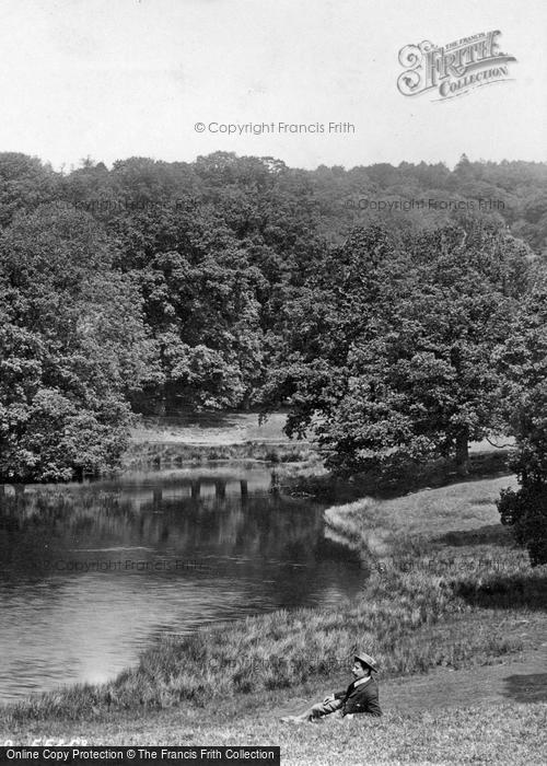 Photo of Crediton, Relaxing In Shobrooke Park 1896