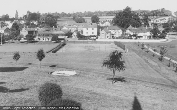 Photo of Crediton, The Playing Fields c.1955