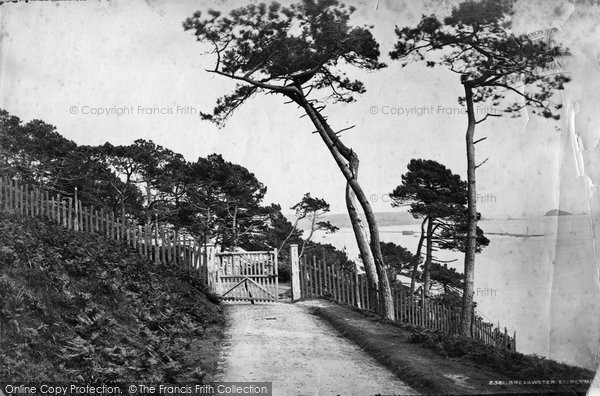 Photo of Cremyll, Breakwater From Mount Edgcumbe c.1873