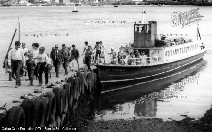 Photo of Cremyll, Disembarking From 'northern Belle' Ferry c.1965