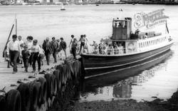 Disembarking From 'northern Belle' Ferry c.1965, Cremyll