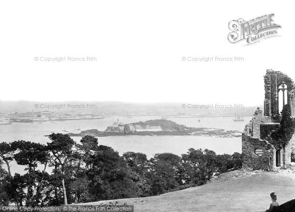 Photo of Cremyll, Drake's Island From Mount Edgcumbe 1890
