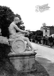 Statue At Mount Edgcumbe House 1890, Cremyll