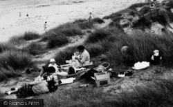A Family In The Dunes c.1955, Cresswell