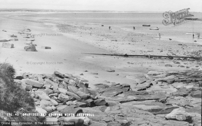 Photo of Cresswell, Druridge Bay Looking North c.1960
