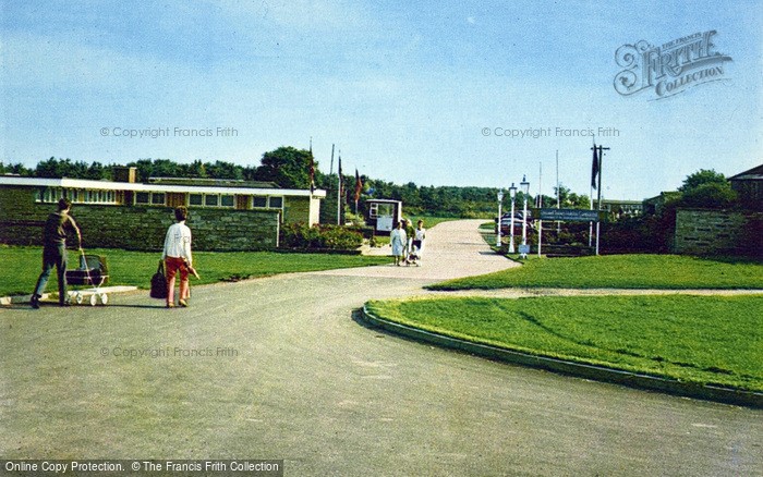 Photo of Cresswell, Entrance To Cresswell Towers Chalet Site c.1965