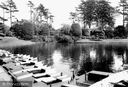 Boating Lake, Queen's Park c.1965, Crewe