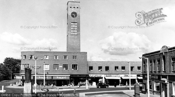 Photo of Crewe, Market Square c.1960