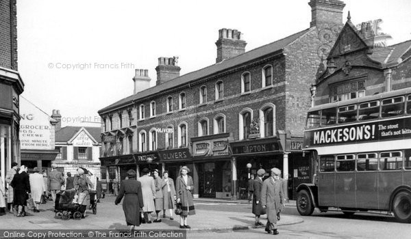 Photo of Crewe, Market Street c.1950