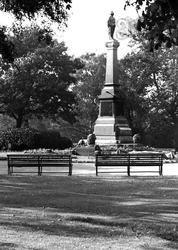 Queen's Park, The Memorial c.1950, Crewe