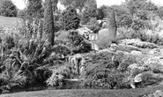 Queen's Park, The Waterfall c.1950, Crewe