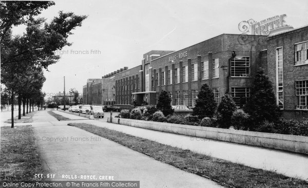 Photo of Crewe, Rolls Royce Works c.1965