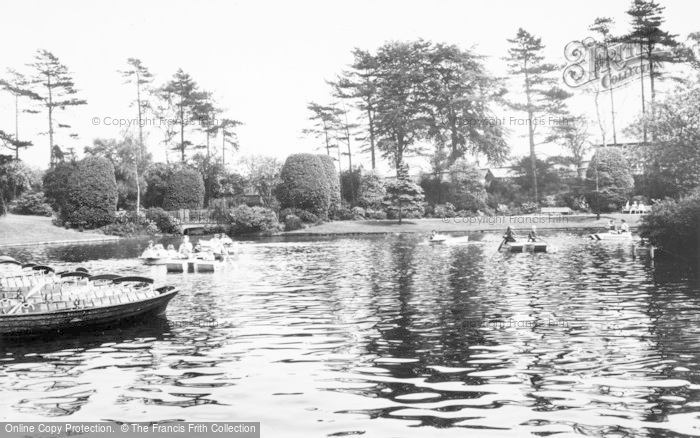 Photo of Crewe, The Boating Lake, Queen's Park c.1960