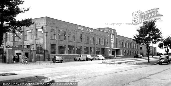 Photo of Crewe, The Rolls Royce Factory c.1955