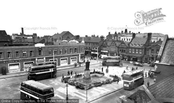 Photo of Crewe, The Square c.1955