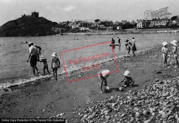 Photo of Criccieth, Beach 1935