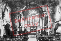 Church Interior 1897, Criccieth
