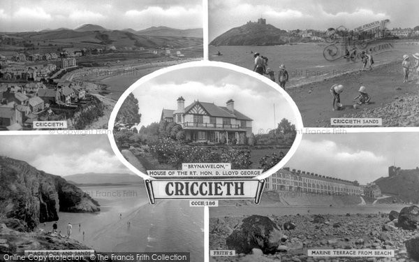 Photo of Criccieth, Composite 1955