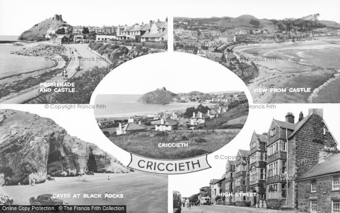 Photo of Criccieth, Composite c.1950