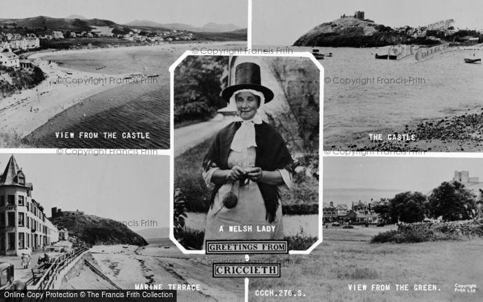 Photo of Criccieth, Composite c.1955