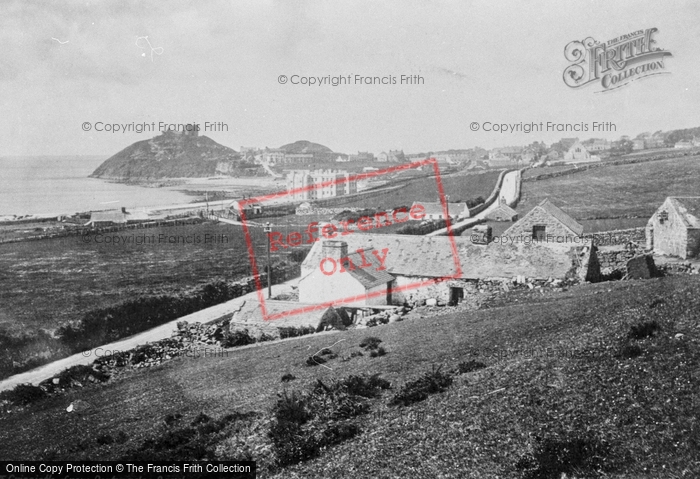 Photo of Criccieth, From Portmadoc Road 1889