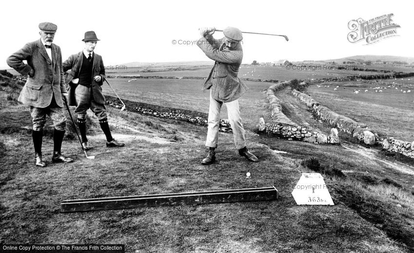 Criccieth, Golf Club, First Tee 1913