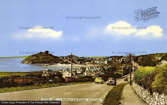 Photo of Criccieth, Harbour And Castle c.1955