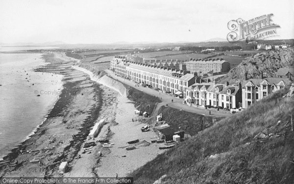 Photo of Criccieth, Marine Parade From Castle 1913