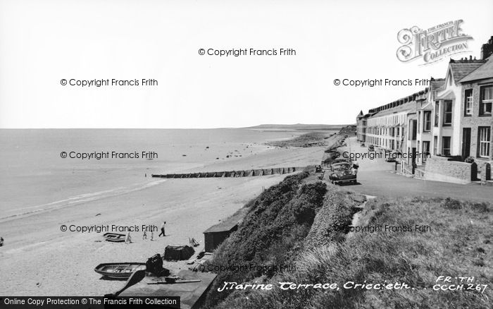 Photo of Criccieth, Marine Terrace c.1960