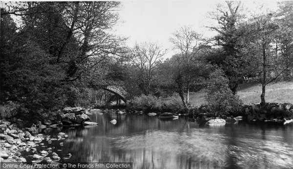 Photo of Criccieth, Rhydybenllig Bridge c.1955