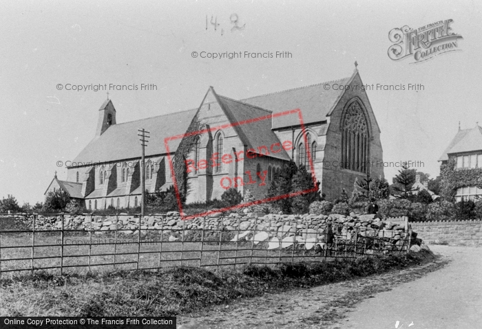 Photo of Criccieth, St Deiniol's Church 1899