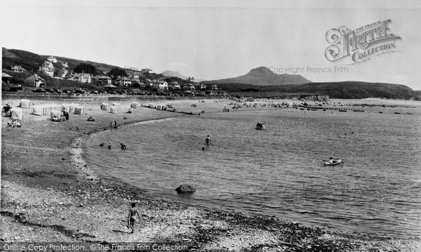 Photo of Criccieth, The Beach 1957