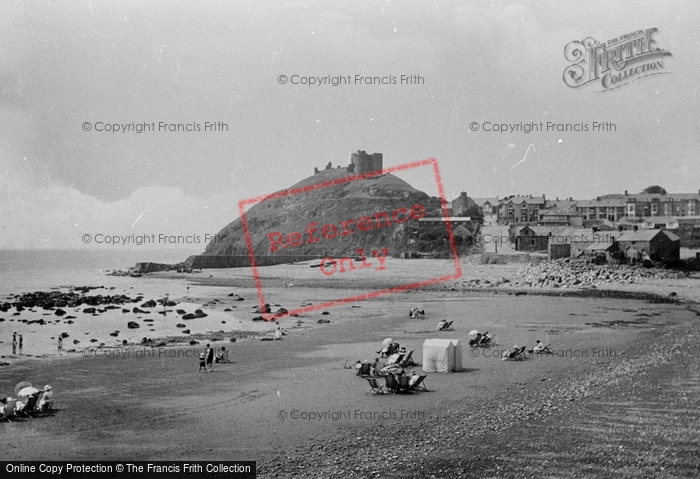 Photo of Criccieth, The Beach And Castle 1921