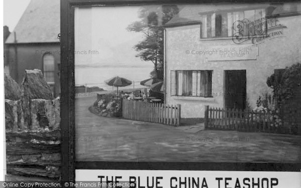 Photo of Criccieth, The Blue China Teashop c.1950
