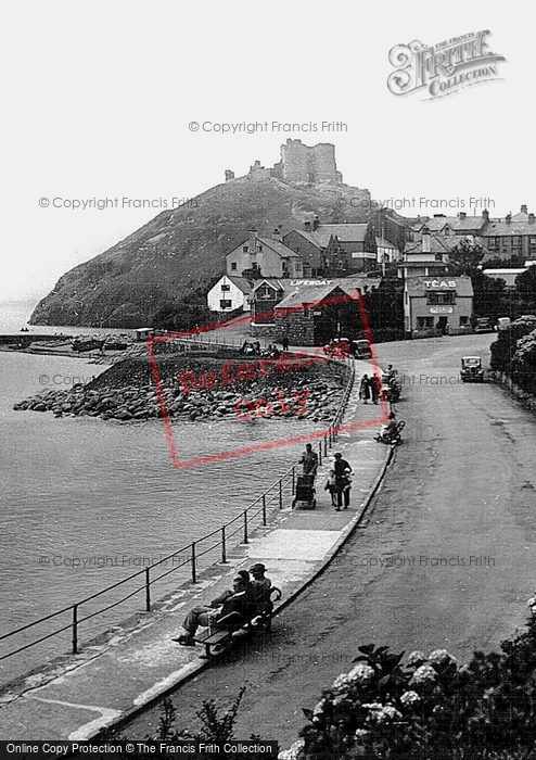 Photo of Criccieth, The Promenade c.1955