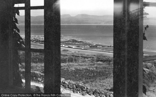Photo of Criccieth, View From Henfaes Private Hotel c.1950