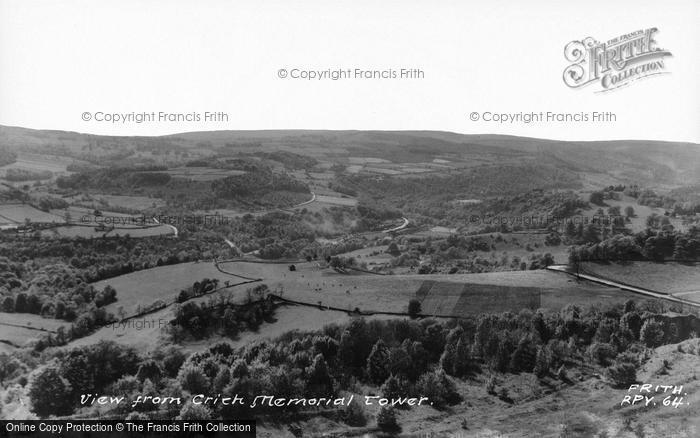 Photo of Crich, View From The Memorial Tower c.1965