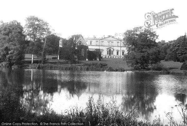Photo of Crichel House, The Lake And House 1904
