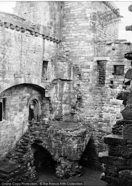 Photo of Crichton Castle, Forestair To West Wing 1949