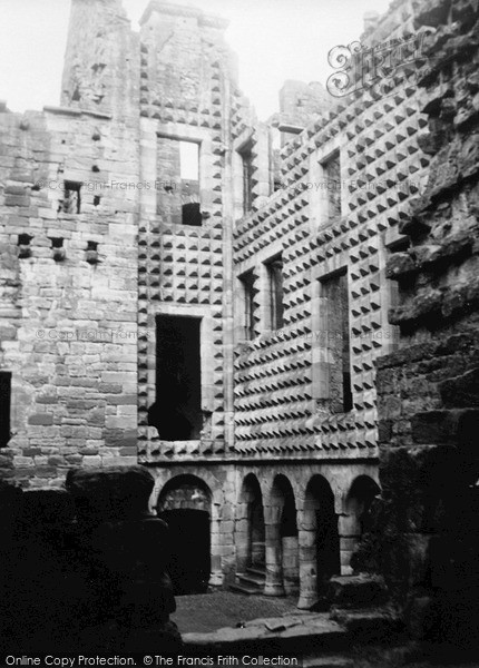 Photo of Crichton Castle, West And North Wings 1949