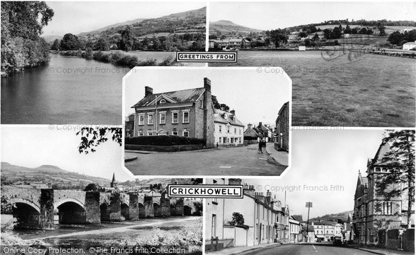 Photo of Crickhowell, Composite c.1960