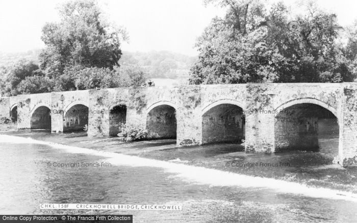 Photo of Crickhowell, Crickhowell Bridge c.1965