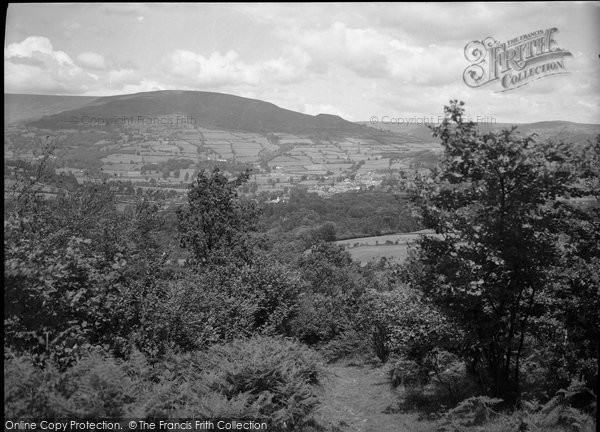 Photo of Crickhowell, From Mountain Path 1939