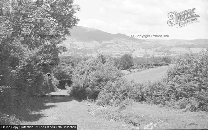 Photo of Crickhowell, From Mountain Path 1939