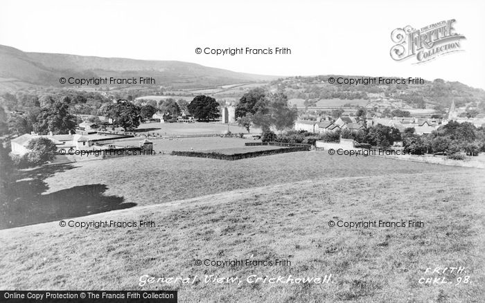 Photo of Crickhowell, General View c.1955