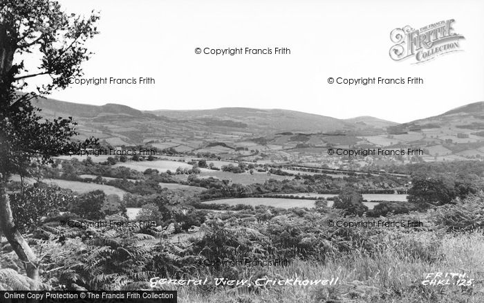 Photo of Crickhowell, General View c.1960