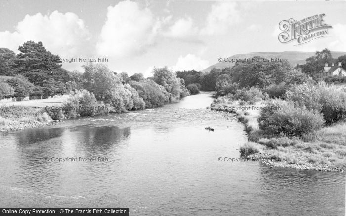 Photo of Crickhowell, River Usk 1951