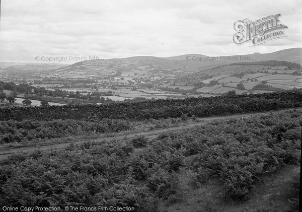 Photo of Crickhowell, The Beacons From Buckland Hill 1951