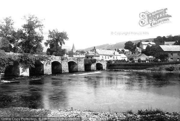 Photo of Crickhowell, The Bridge 1893