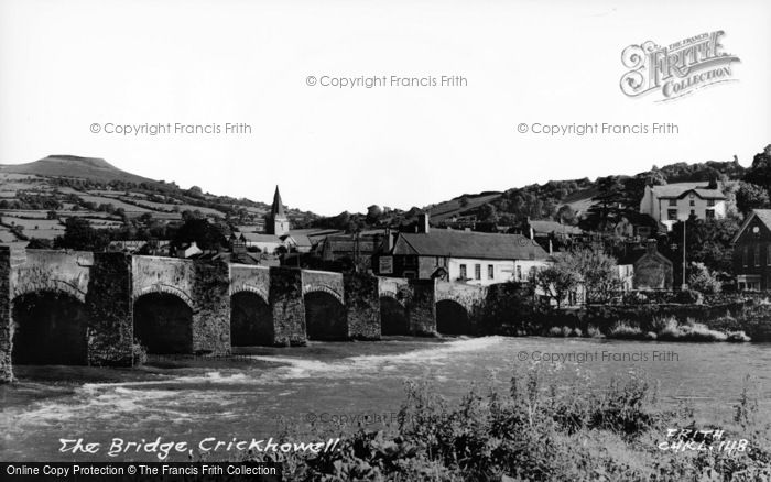 Photo of Crickhowell, The Bridge c.1965